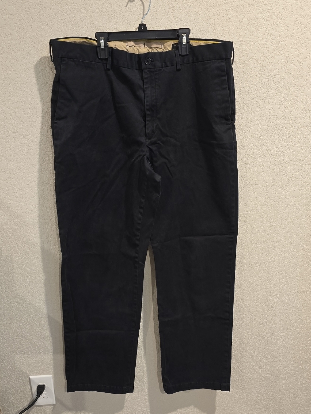 Banana Republic Dawson Straight Fit Chinos - Black 40x34